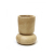 Wazon betonowy ceramiczny Kremowy Beżowy Boho 17cm